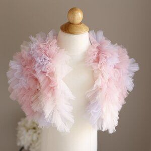 Tutu Du Monde Crescent Moon Shrug Tulle Accessory Portrait Party NWT
